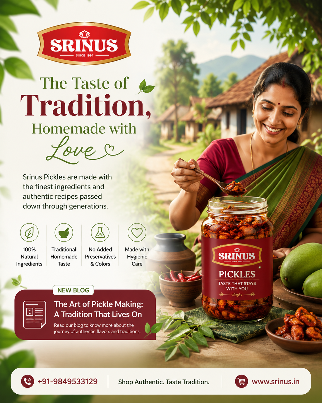 Order Homemade Pickles in Hyderabad – Experience the Authentic Taste of Traditional Andhra Pickles