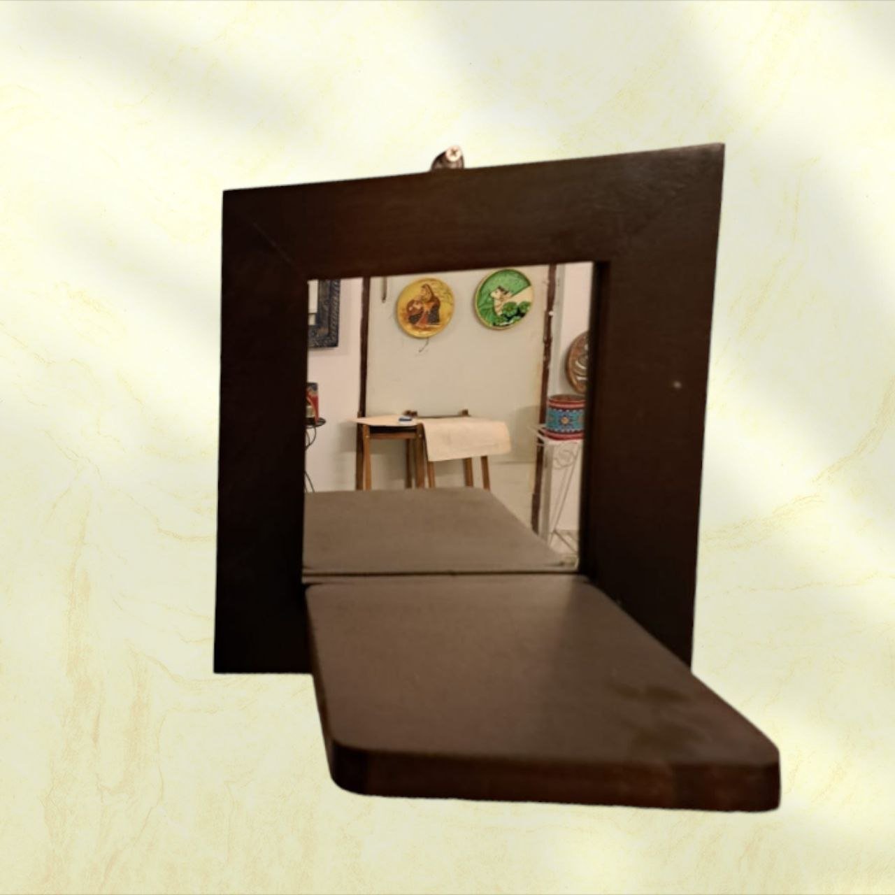 Elevate Your Space with a Handpainted Jharoka Mirror: A Timeless Piece of Art