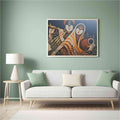 Acrylic Paintings: Indian Design Inspired Art
