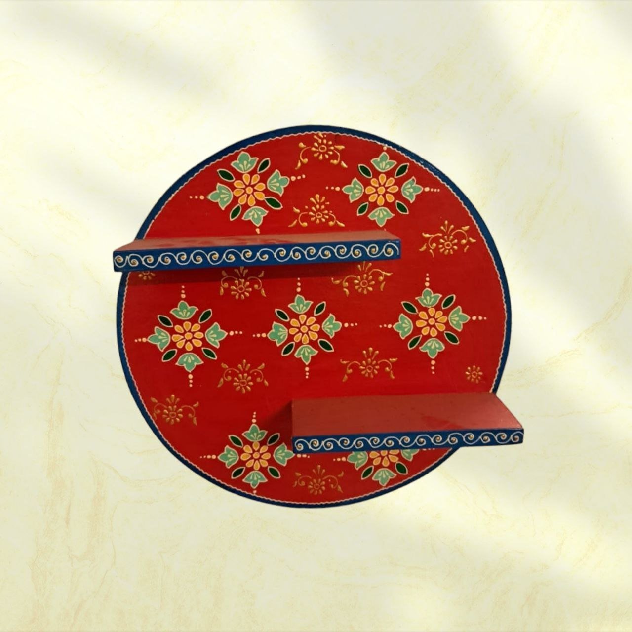 Elevate Your Space with a Handpainted Jharoka Mirror: A Timeless Piece of Art