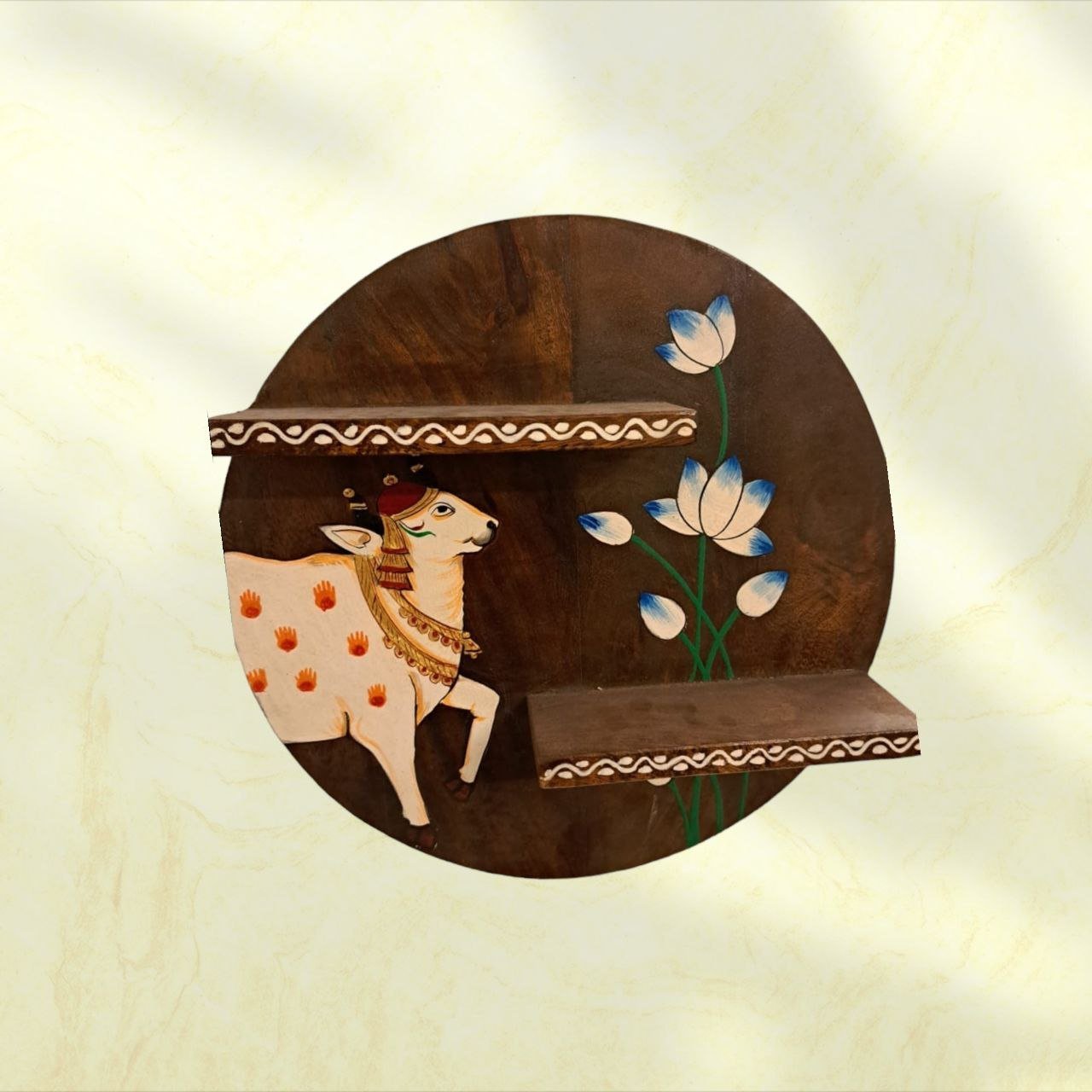 Elevate Your Space with a Handpainted Jharoka Mirror: A Timeless Piece of Art