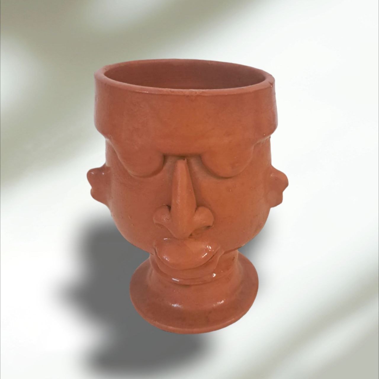 Handcrafted Plants Planter: Face Planter