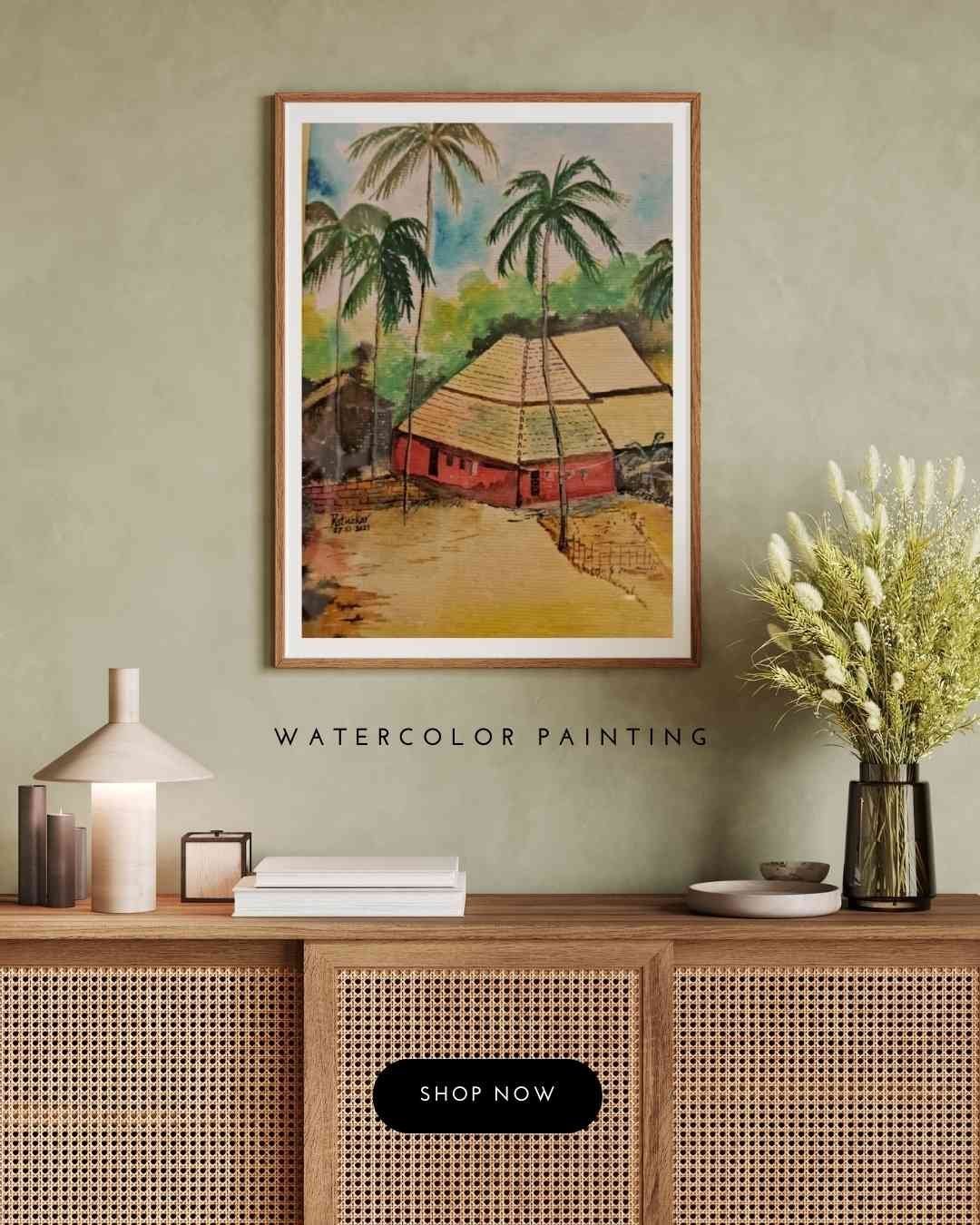 Watercolor Paintings: Authentic Indian Handmade Art