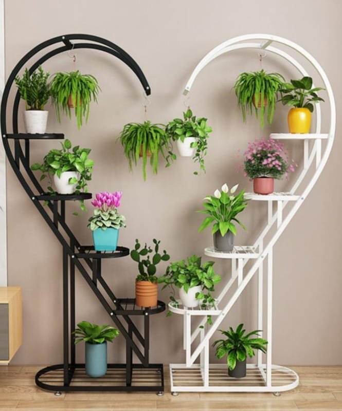 Elevate Your Greenery: Premium Plants Stand for 10 Plants - Indoor/Outdoor Garden Organizer