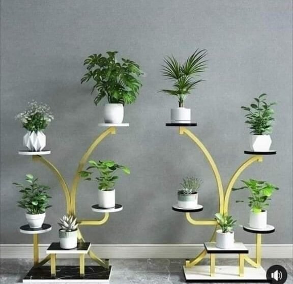 Elevate Your Greenery: Premium Plants Stand for 10 Plants - Indoor/Outdoor Garden Organizer