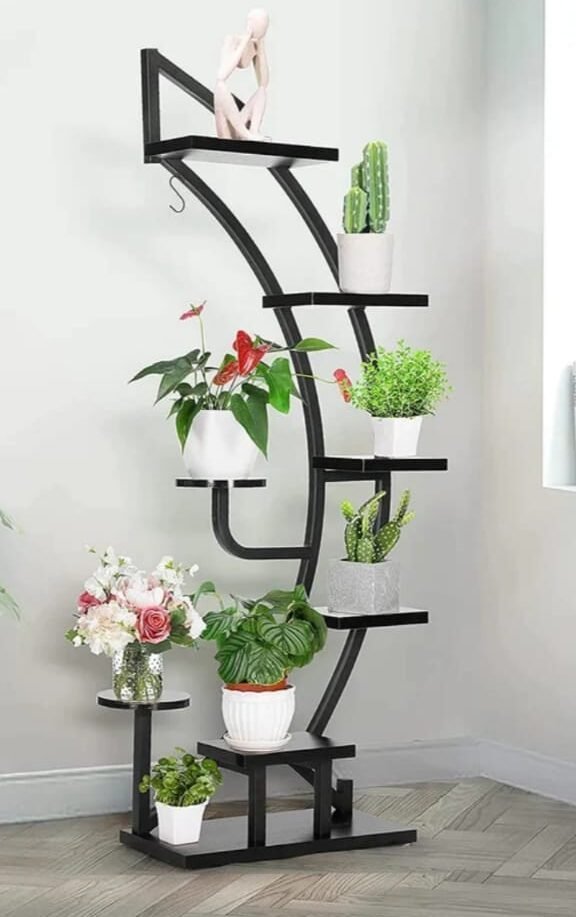 Elevate Your Greenery: Premium Plants Stand for 10 Plants - Indoor/Outdoor Garden Organizer