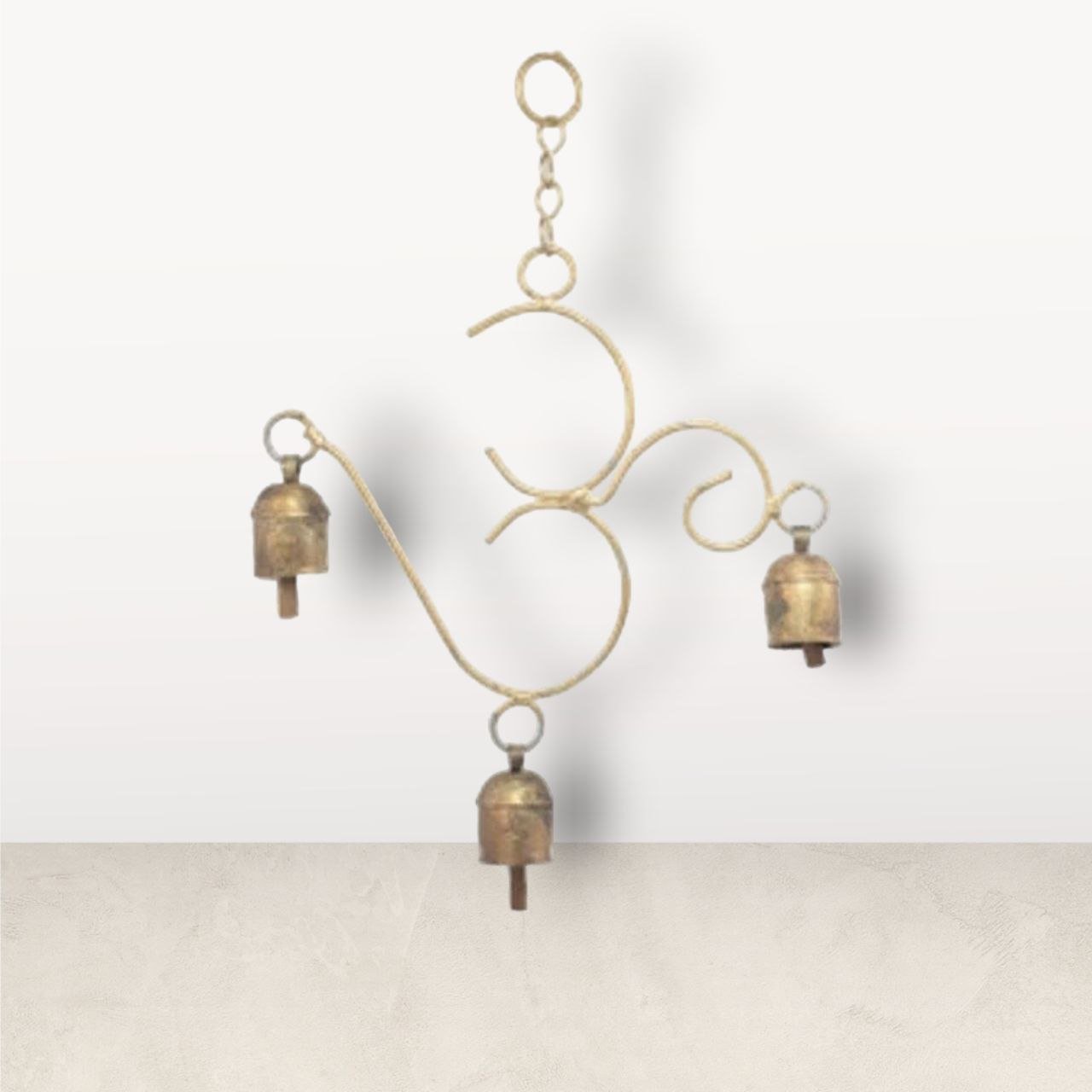 Ethnic Metal Bells Hanging Made of Copper: Exotic Charm for Your Space