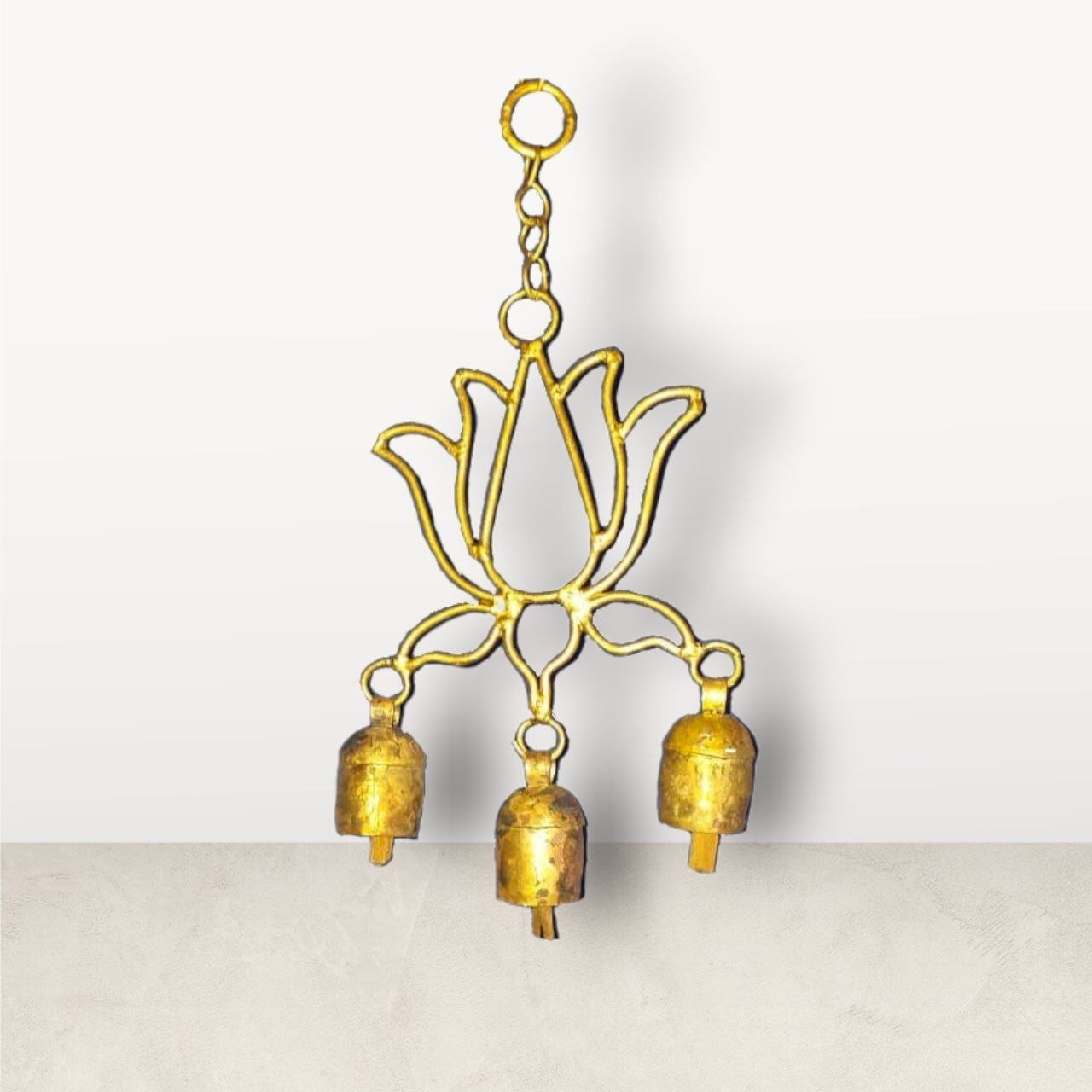 Ethnic Metal Bells Hanging Made of Copper: Exotic Charm for Your Space