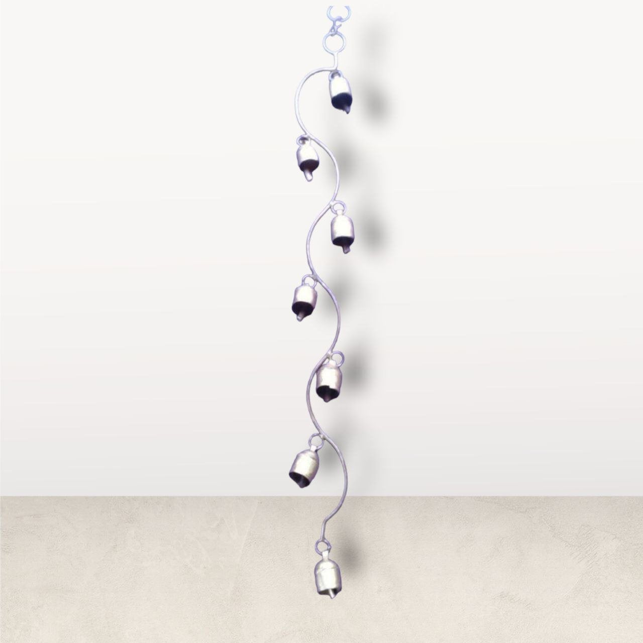 Ethnic Metal Bells Hanging Made of Copper: Exotic Charm for Your Space
