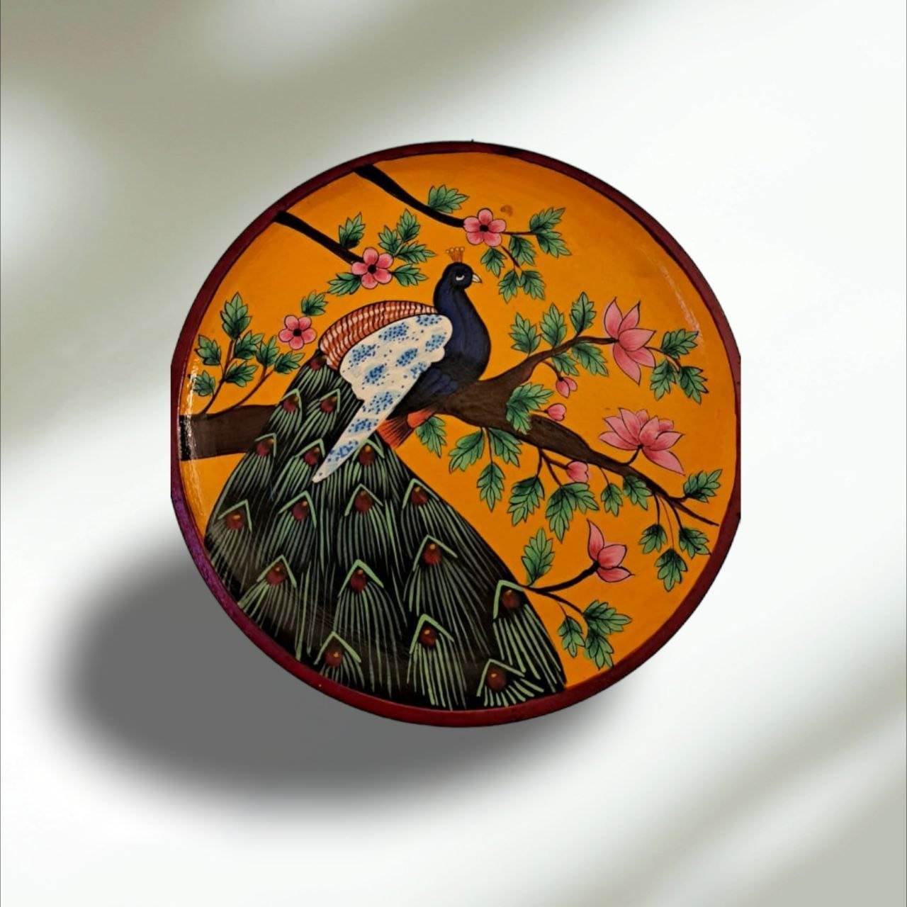 Wooden Wall Plates With Paintings: Artistic Décor for Your Walls
