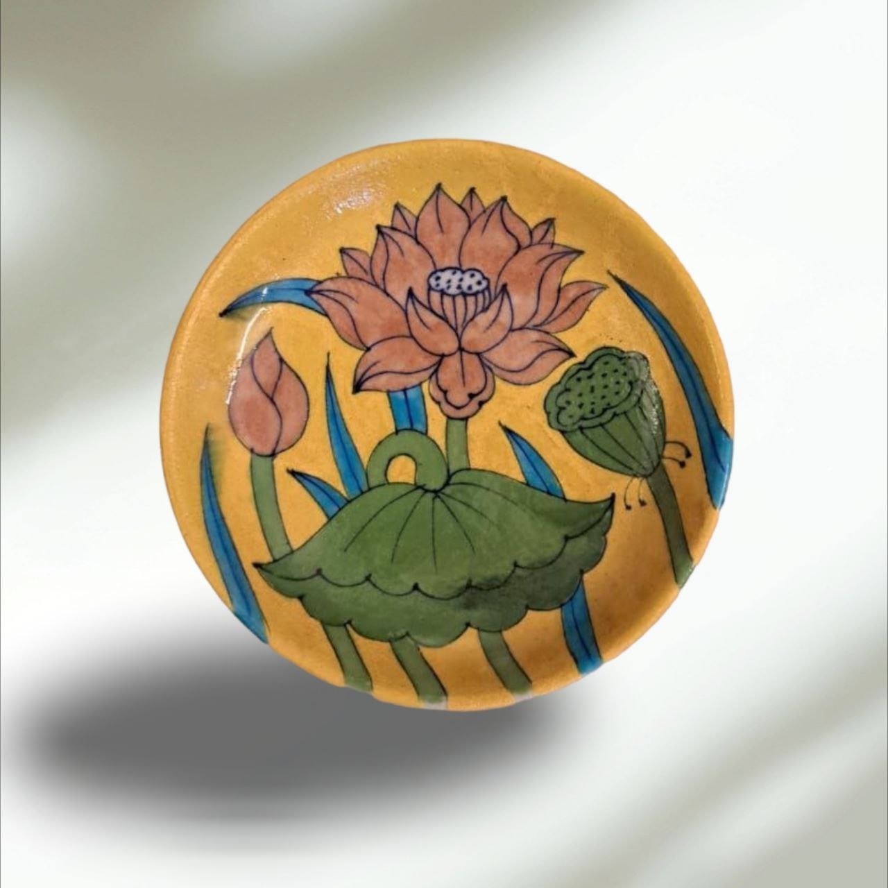 Blue Pottery Wall Plates