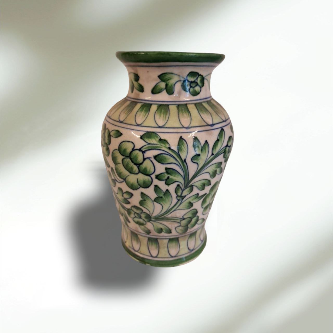 Blue Pottery Flower Vase