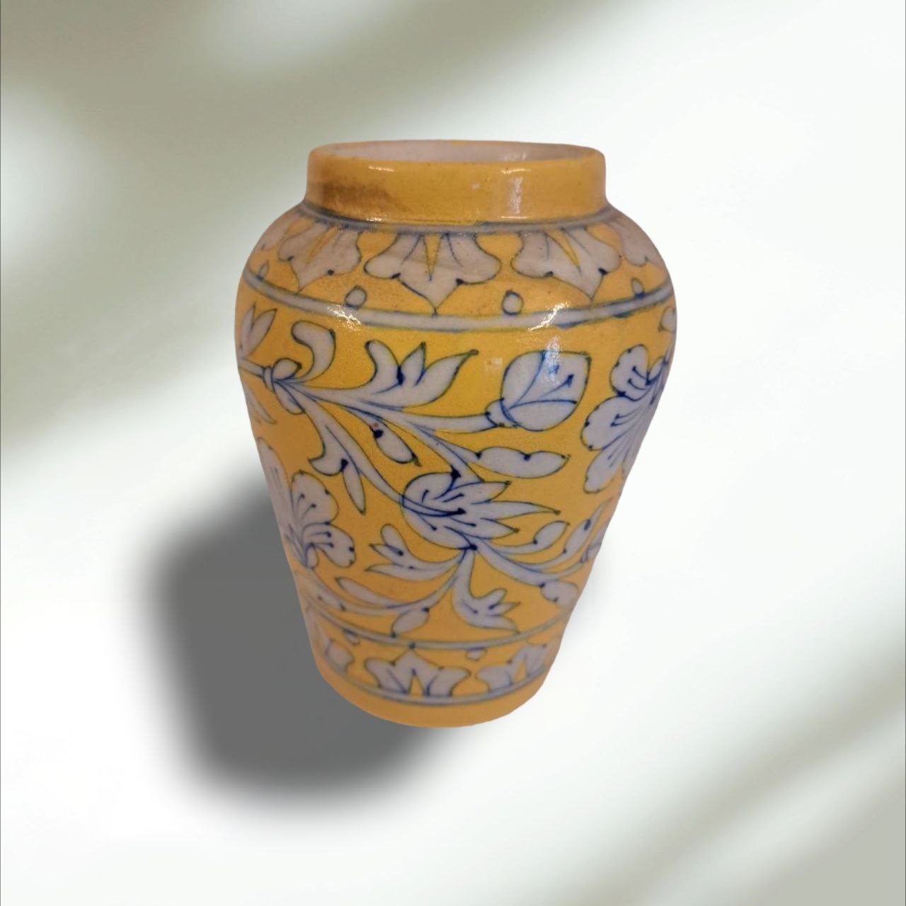 Blue Pottery Flower Vase
