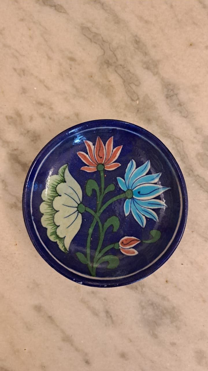 Blue Pottery Wall Plates