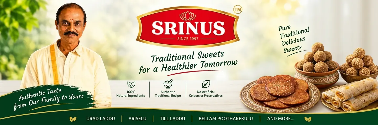 Srinu's Traditional Sweets — traditional homemade pickles since 1997
