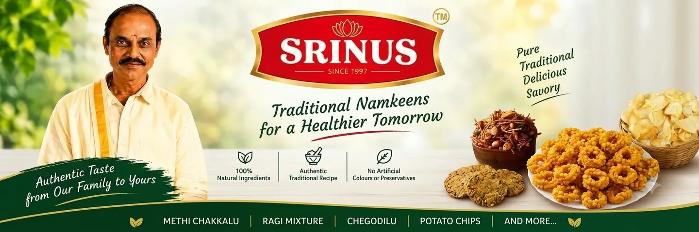 Srinu's Namkeens — traditional homemade pickles since 1997