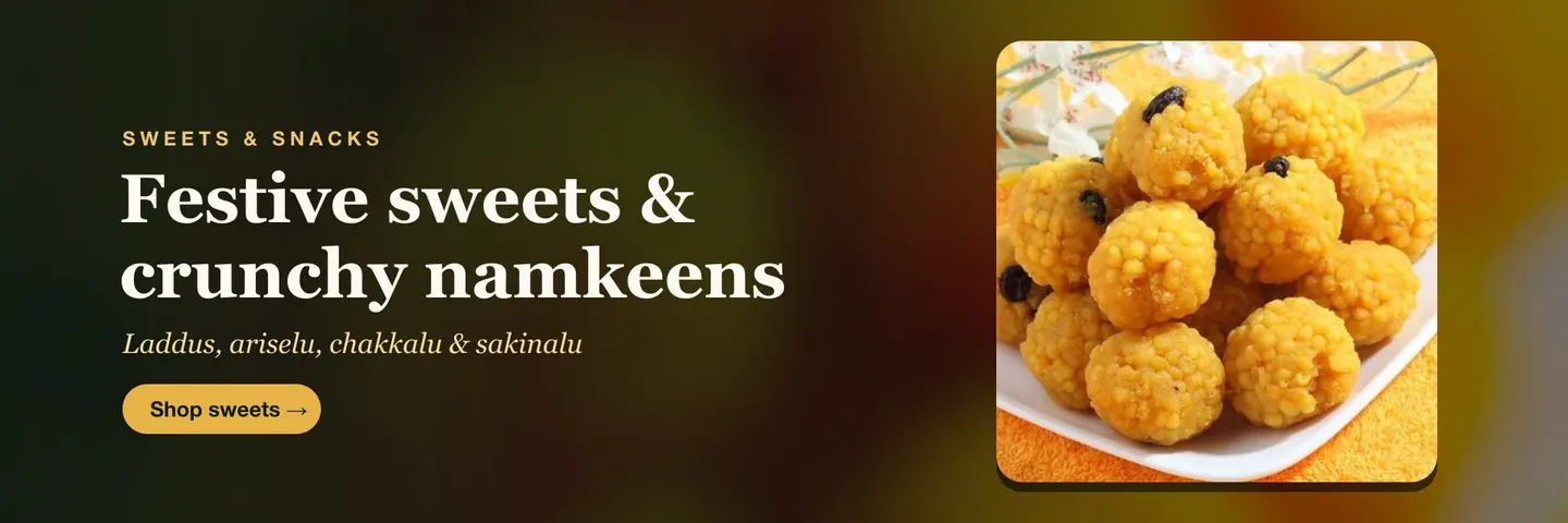 Traditional sweets and namkeens