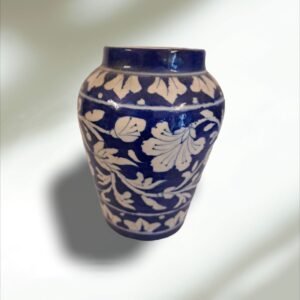 Blue Pottery Flower Vase