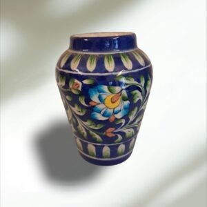 Blue Pottery Flower Vase