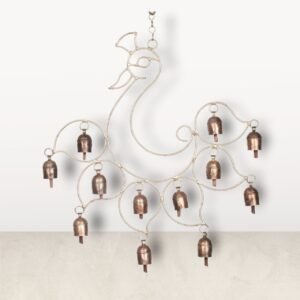 Ethnic Metal Bells Hanging Made of Copper: Exotic Charm for Your Space