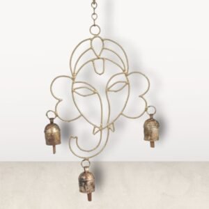 Ethnic Metal Bells Hanging Made of Copper: Exotic Charm for Your Space