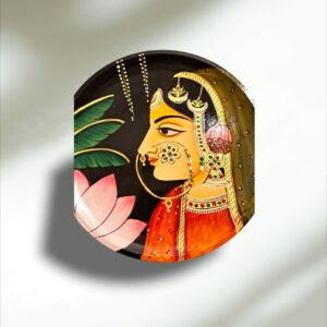 Decorative Wooden Wall Plates with Cultural Art